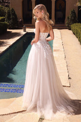 Long A-line Bridal Gown